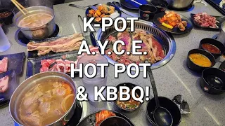 A.Y.C.E. HOTPOT & KOREAN BBQ in San Antonio, TX!