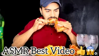 ASMR; Fully Spicy Chiken Biryani+Green Chili+Mix Salad+Raita and Drink || Real Mukbang