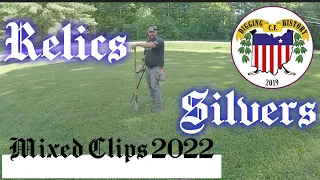 Mixed Clips 2022. Silvers and Relics. 1800s properties. Metal Detecting Ohio w Nox 800 & Simplex.