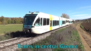 Trains in central Greece (13/11/2016) Dedicated to OMIYAEXPRESS!