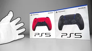 New PS5 DualSense Controllers Unboxing! RED