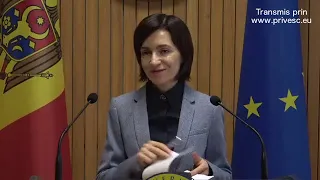 Declarațiile Prim-ministrului Republicii Moldova, Maia Sandu, după ședința Guvernului Republicii Mol