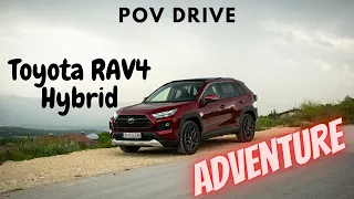 2022 Toyota RAV4 Adventure 2.5 Hybrid (222hp) AWD e-CVT - POV Drive | Cars by Vik