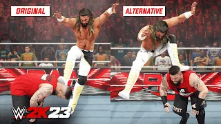 "Best Finishers" Variations in WWE 2K23!