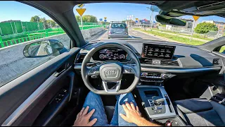 NEW Audi Q5 Sportback 2023 | 2.0 35TDI 163HP | POV Test Drive