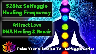 1 HOUR |✨528hz Solfeggio Healing Frequency |✨Attract Miracles |✨DNA Repair |✨Meditation Music