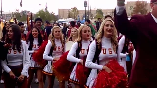 usc band at notre dame