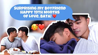 SURPRISING MY BOYFRIEND | 19 MONTHS OF LOVE | PAULKEN | GAY COUPLE | 1ST REAL LIFE BL COUPLE PH