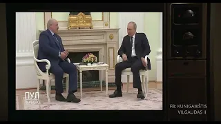 Chuck Norris listens to Lukashenka's BS