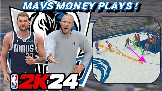 6 Mavericks Money Plays In NBA 2K24 ! | Double Screens, Open 3's, P&R | Playbook Tutorial