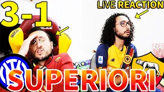 😭 SUPERIORI... INTER-ROMA 3-1 [LIVE REACTION]