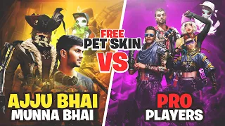 AJJUBHAI AND MUNNABHAI VS WORLD BEST PRO PLAYER CLASH SQUAD BATTLE GAMEPLAY | GARENA FREE FIRE