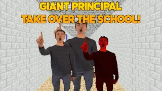 No exit in the halls! | Principal Take Over The School! [Baldi's Basics Mod]