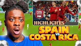 Spain 🇪🇸 vs. Costa Rica 🇨🇷 Highlights | 2022 FIFA World Cup REACTION