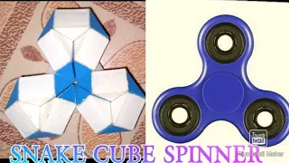 #spinner how  to make spinner with snake cube 24 pieces