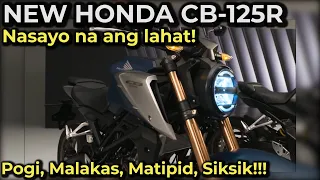 NEW HONDA CB-125R | NAPAKA POGI, MALAKAS, SIKSIK SA FEATURES NA MOTOR NI HONDA (TAGALOG REVIEW)