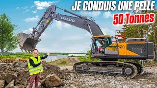 J'AI CONDUIS DES ÉNORMES ENGINS DE 50 TONNES ! VOLVO