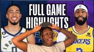 LAKERS FAN REACTS TO PACERS GAME WINNER #fyp #nba #viral #trending #explore #video #reaction