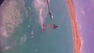 Go pro fuerteventura kitesurfing / fun ride/ extremly flat water