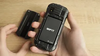 Обзор защищённого кнопочного телефона с USB Type-C Wifit Wirug F1