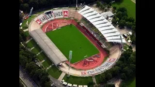 Wildparkstadion in Karlsruhe von damals bis heute KSC
        und Neubau unsere große Liebe