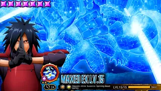 MAXED Madara Uchiha NEW EX LV.15 Showcase - Naruto x Boruto Ninja Voltage