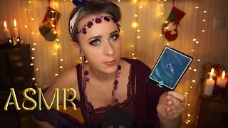 АСМР РОЖДЕСТВЕНСКОЕ ГАДАНИЕ на ТАРО ШЕПОТОМ 🃏 ASMR RolePlay Merry Christmas & Whisper