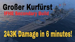 Großer Kurfürst Ifhe Secondary Build World of Warships Review Guide