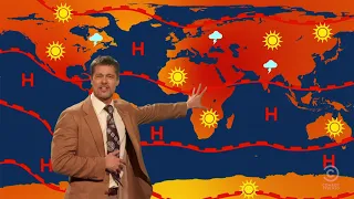 Brad Pitt's depressing weatherman returns to The Jim Jefferies Show