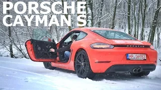 Porsche Cayman S 718 Test im Schnee! Review und Fahrbericht | Fahr doch