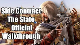 Side Contract - The State Official Full Walkthrough | Assassin Creed Mirage