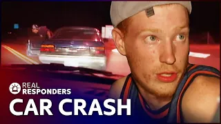 High Speed Stolen Car Chase Ends In Crash As Suspect Flees | Cops | Real Responders