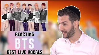 VOCAL COACH reacts to BTS best live vocals