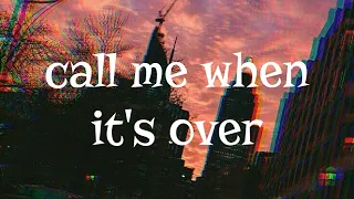 Call Me When It's Over - James Smith (Lyric Video)