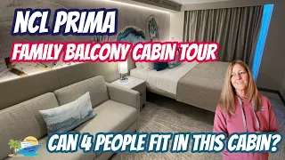 Norwegian PRIMA Cabin Tour | A real look at a "Lived In" Family Balcony Cabin