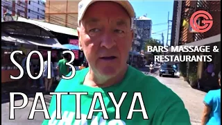 PATTAYA THAILAND. SOI 3. Between Second Road, & Pattaya Beach Road. Are the Bars still there? (TM24)
