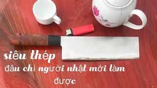 siêu thép 80crv2 làm dao 3 lớp ốp ngoài không rỉ sắc không cưỡng ( zalo 0379929553)