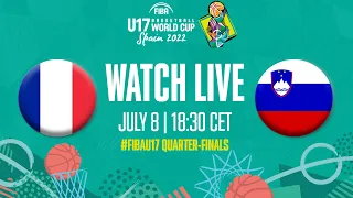 France v Slovenia | Quarter Finals Full Game | #FIBAU17 2022