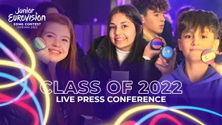 Meet the Class of 2022 - Junior Eurovision Press Conference