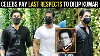 Dilip Kumar's Demise | Shah Rukh Khan, Karan Johar, Ranbir Kapoor and others pay their last respects