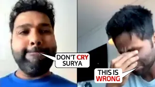Surya Kumar Yadav broke down badly during a Video Call after Rohit Sharma is no more MI Captain