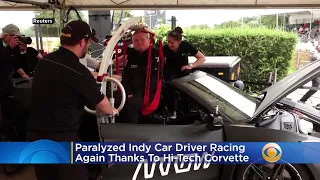 Paralyzed Indy Car Driver Sam Schmidt Finds It 'Exhilarating' To Race Again In Hi-Tech Corvette