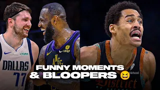 NBA HILARIOUS MOMENTS & Bloopers of 2024 Season 😂