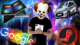 Google оштрафовали на $170 млн, Pixel 4 уже тут, Galaxy Fold можно купить, ОНО 2 и другие #KEDDRNEWS