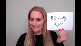 Video 634 B2 muntllig prøve tips! Husk dette!