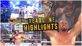 Bron Breakker vs Apollo Crews NXT Championship | WWE NXT Deadline Highlights