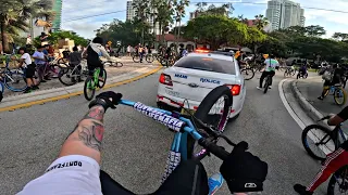 MIAMI BIGGEST PEDAL BIKE RIDEOUT!! *MLK24*