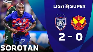 Sorotan Perlawanan: Johor Darul Ta'zim 2 - 0 Selangor | Liga Super 2023