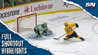 Dallas Stars at Nashville Predators | FULL Shootout Highlights