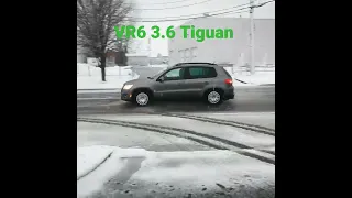 VW Tiguan with VR6 3.6 FSI with custom exhaust and sound
